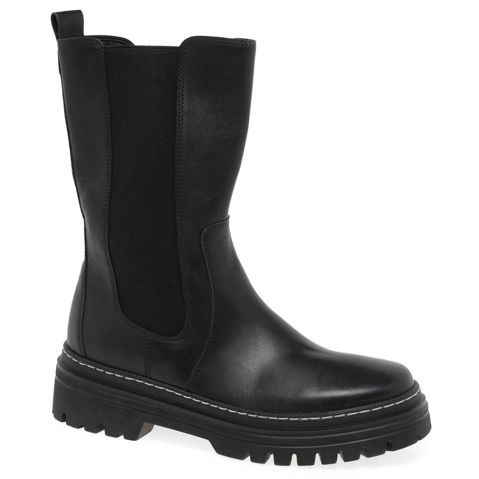 Gabor Point Noir/blanc | Bottines Exclusives Gaby Pour Femmes